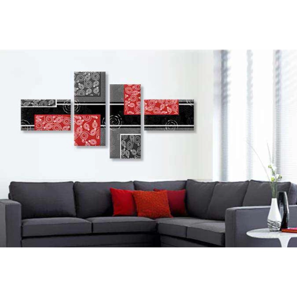 Abstract Rosu si Negru 3285