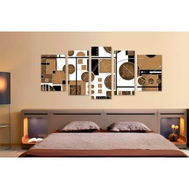 Abstract bej-negru 3624