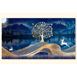 Tablou copacul vietii auriu 17180