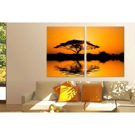 Africa peisaj copac 1702