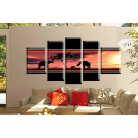 Elefanti Africa vector 2224