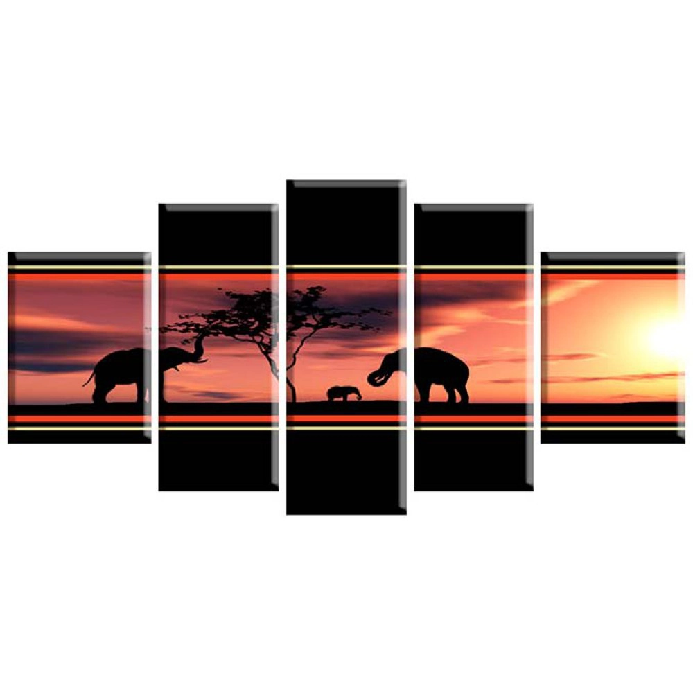 Elefanti Africa vector 2224