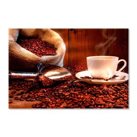 Tablou bucatarie boabe cafea