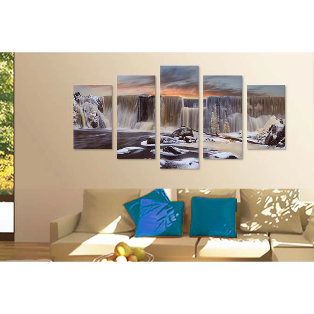 Tablouri cascada la apus 4524