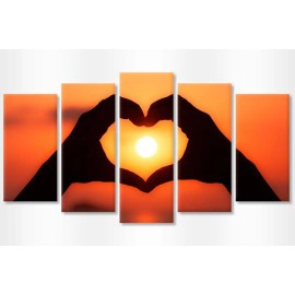 Tablouri canvas love sun 65381