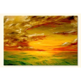 Tablouri Cer verde 3144