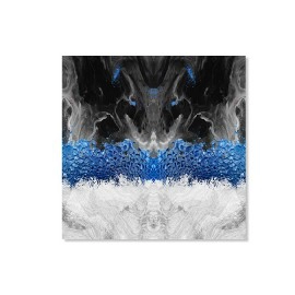 Tablou canvas modern negru albastru gri