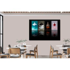 Tablou canvas cocktail si cafea 21158