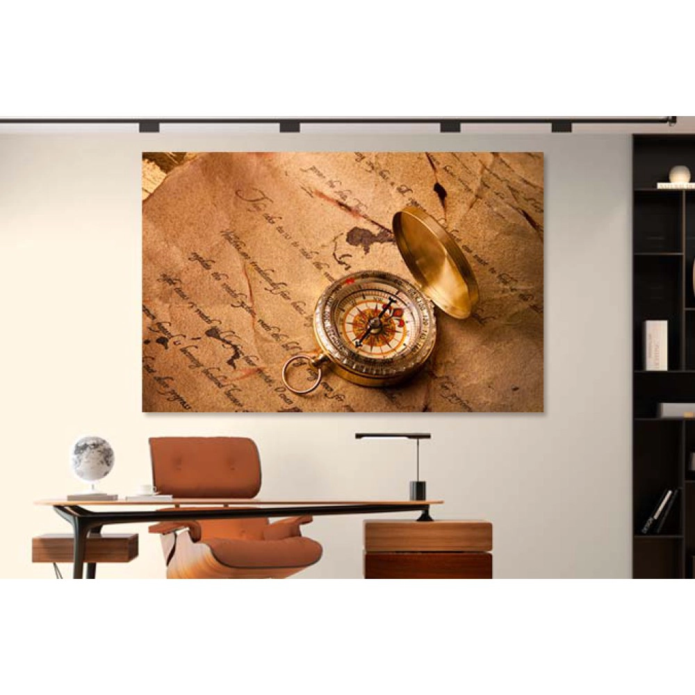 Tablou busola pe papirus 43971