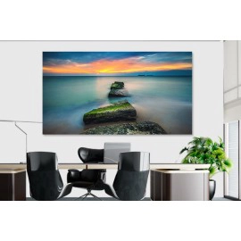 Tablou canvas apus deasupra oceanului