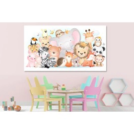 Tablou canvas camera copii animalute