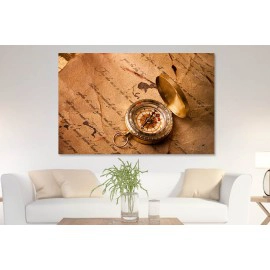 Tablou busola pe papirus 43971