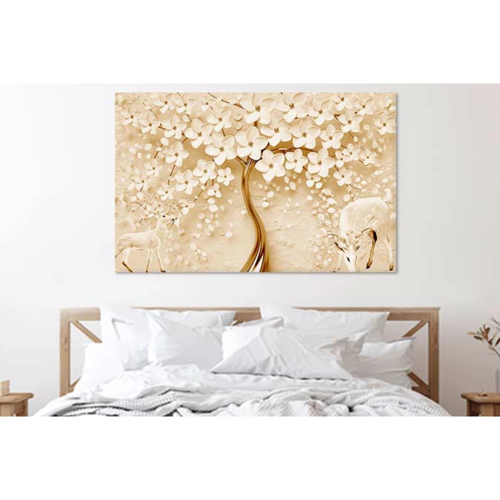 Tablouri abstracte copac cerbi