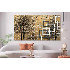 Tablou geometrie aurie 15192