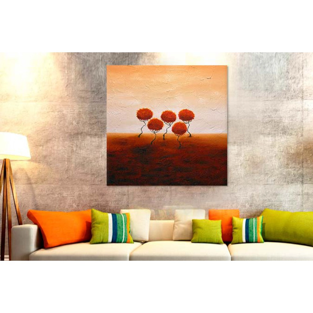 Tablou abstract copaci 72161