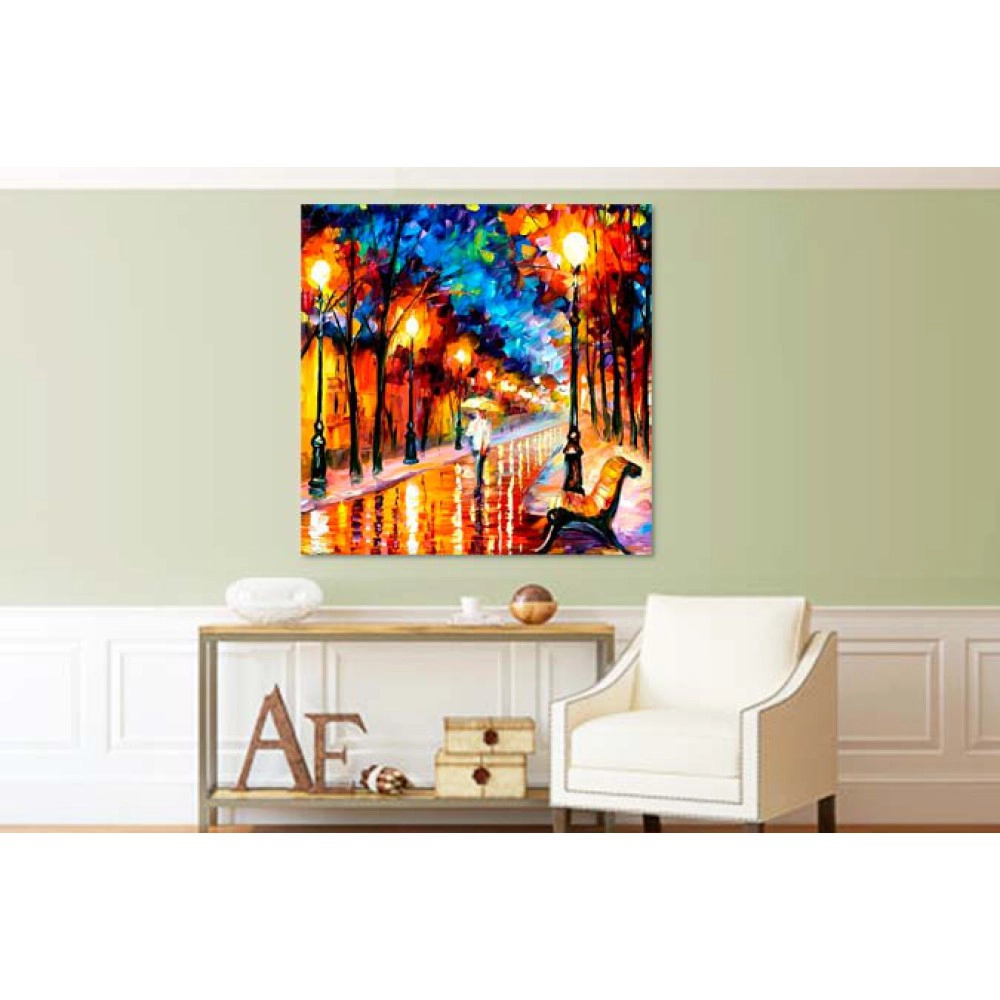 Tablou canvas plimbare parc el 28176