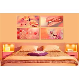 Tablouri decorative rosu-mov 65725