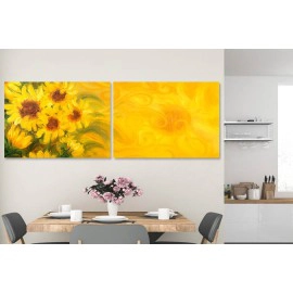 Tablouri living floarea soarelui