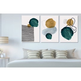 Tablouri canvas 3 piese watercolor