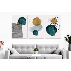 Tablouri canvas 3 piese watercolor