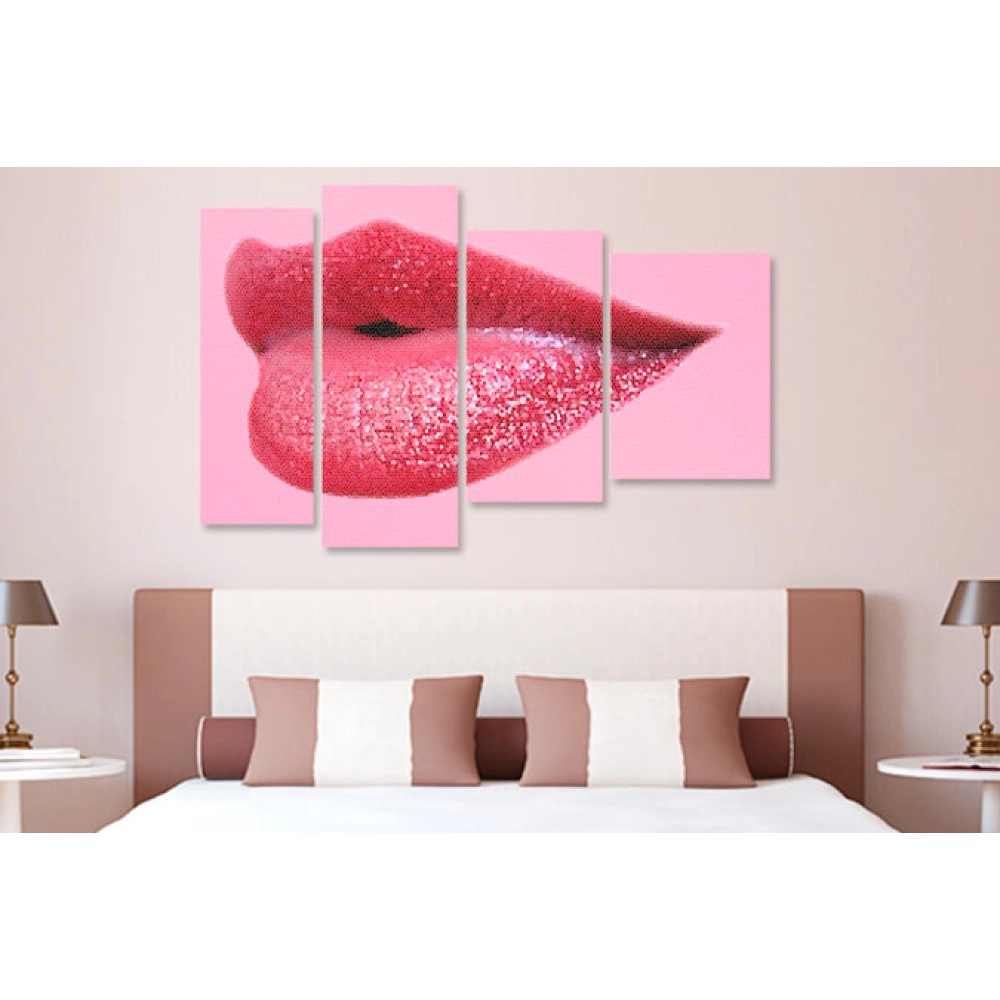 Tablouri Glass lips 2888
