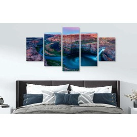 Tablouri peisaje frumoase cascada din canion