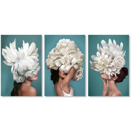 Tablouri canvas moderne femeia floare