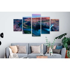 Tablouri peisaje frumoase cascada din canion