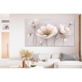Tablou canvas flori stilizate 27117