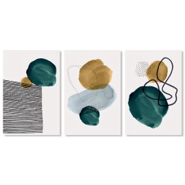 Tablouri canvas 3 piese watercolor