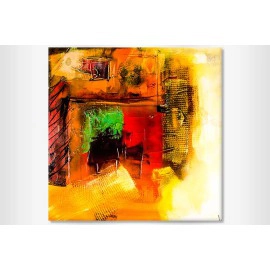 Tablou canvas abstract culori 46119