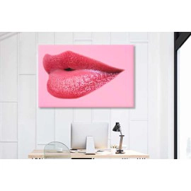 Tablouri Glass lips 28188
