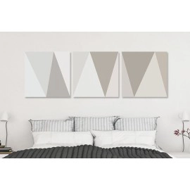 Tablouri canvas triunghiuri abstracte