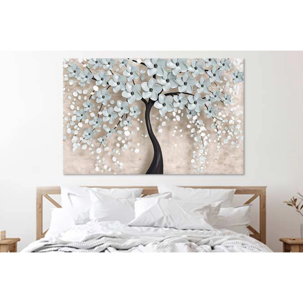 Tablouri dormitor copac flori