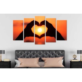 Tablouri canvas love sun 65381