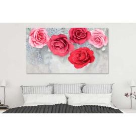 Tablou canvas trandafiri stil
