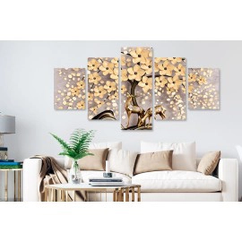 Tablouri canvas living copac si cerbi