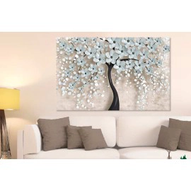 Tablouri dormitor copac flori