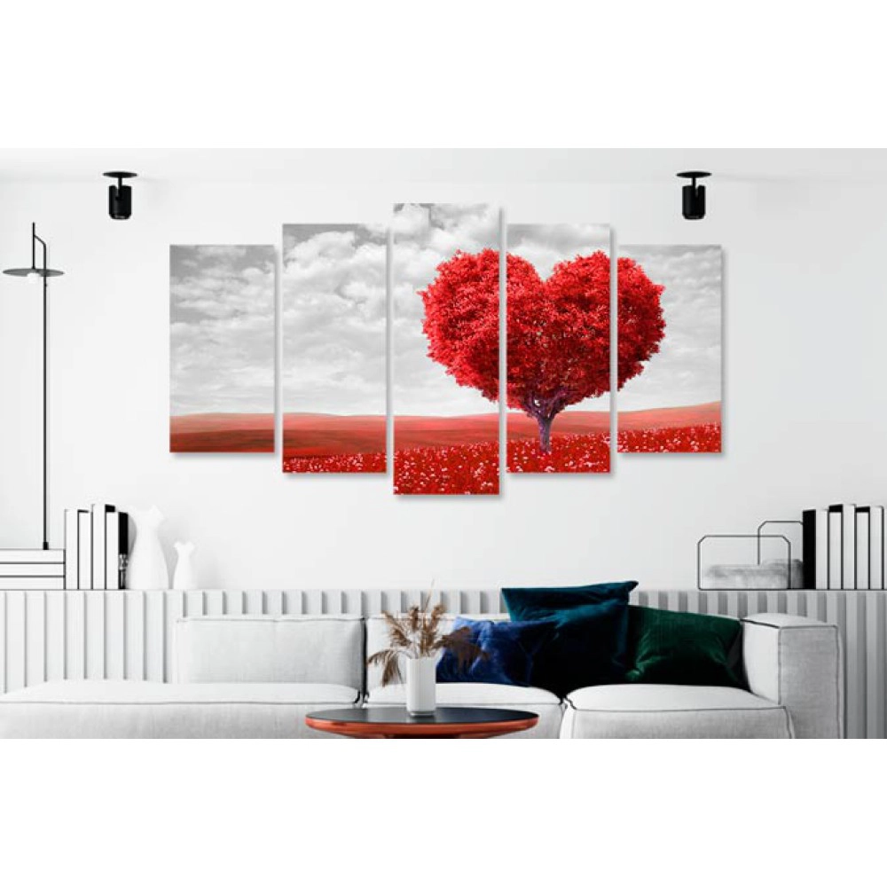 Inima rosie copac 42747