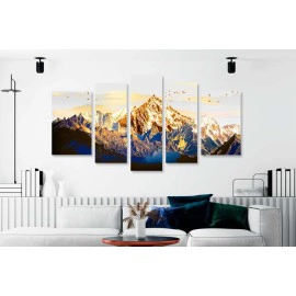 Tablouri munte auriu si lac 42578