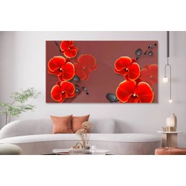 Tablou orhidee rosie relax