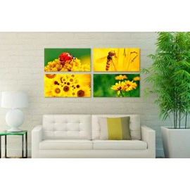 Tablouri moderne galben-verde 302