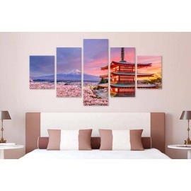 Tablouri canvas Fuji pagoda