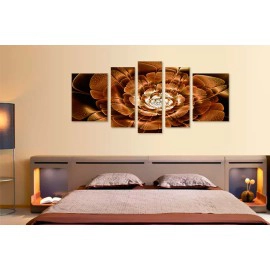 Tablouri moderne fractal cupru 6552