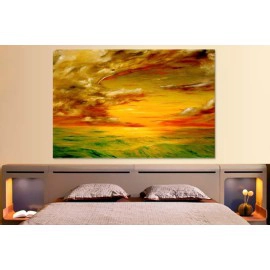 Tablouri Cer verde 3144