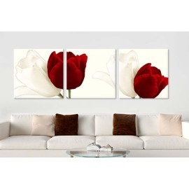 Tablouri living lalele burgund 2087